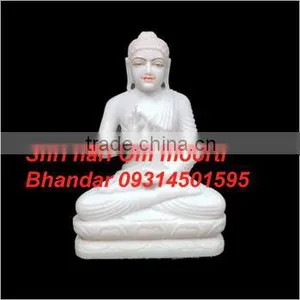 HandCarved Marble Buddha Statue thumbnail-1
