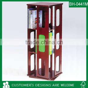 Rotating Book Stand, Modern Book Stand, Wooden Book Stand thumbnail-3
