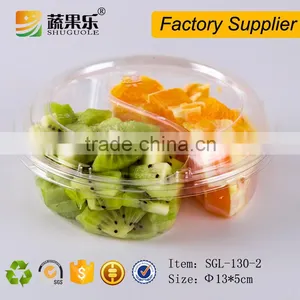 Disposable Fresh Cut Fruit Packing Box Salad Packing Container thumbnail-1