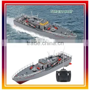 1:115 RC RTR Battleship Radio Control Missile Warship R/C Boat thumbnail-1