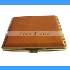 DCP005089YLW YELLOW COLOR PU With Metal Cigarette Case, Cigarette Box thumbnail-1