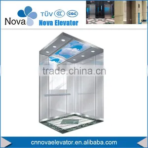 630kg,800kg,1000kg,1250kg,1600kg Commercial Hotel and Office Passenger Elevator thumbnail-1
