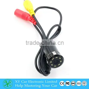 DC12 V Universal 18.5mm 8 LED Nightvision Car Back View Camera Mini Car Camera XY-1289LED thumbnail-1