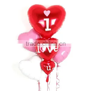 Charming Heart Inflatable Balloon, Love Helium Balloon, Printed Lovers Balloons thumbnail-1