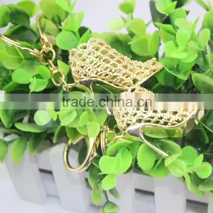 New Crystal Keychain Rhinestone High Heel Shoes Keychain Crystal Keychain thumbnail-2