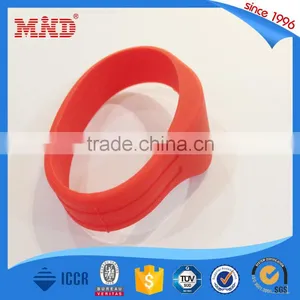 MDSW52 13.56MHZ Classic 1k S50 Chip RFID Silicon Wristband thumbnail-1
