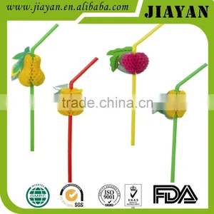 New Design Flexible Drinking Straw With Umbrella/fruit/palm Tree thumbnail-4