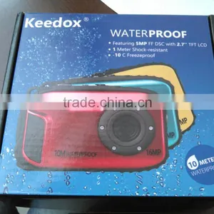 High Quality Mini Digital Camera 10m Waterproof Anti-shock 2.7 TFT 8x Zoom Smile Capture Video Camcorder Sport Camera thumbnail-6