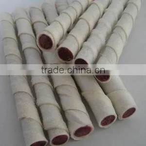 Bleached Rawhide Twist With Chicken thumbnail-1
