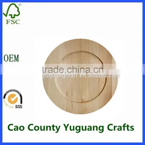 Custom Unfinished Wooden Plate thumbnail-1