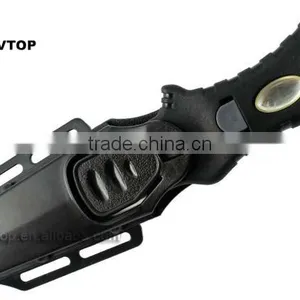 100% Titanium Point Blade ABS Handle Black bc Scuba Knives thumbnail-6