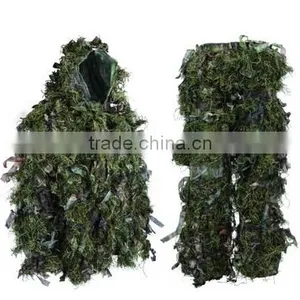 Hybrid Woodland Camouflage Ghillie Suit Lightweight thumbnail-1