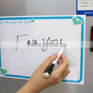 Magnetic Whiteboard for Kitchen Fridge Magnet Board Dry Erase Sheet With PET Film 17 x 12 Inch 0.5 mm thumbnail-5