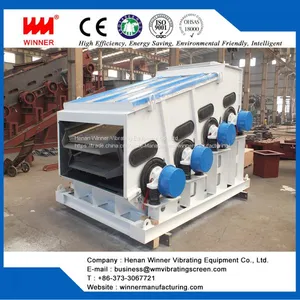 High Efficiency Double Layer Frequency Vibrating Screen for Ore thumbnail-2