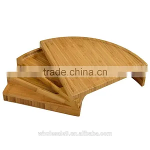 Newest Design Rotatable Bamboo Cheese Cutting Board With Cheese Tools thumbnail-4