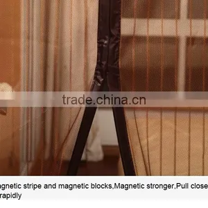 2016 Dustproof Anti-mosquito Soft Magnetic Rolling Screen Door With Good Light and Closed thumbnail-4