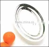 STAINLESS STEEL OVAL Platter PLATE thumbnail-1
