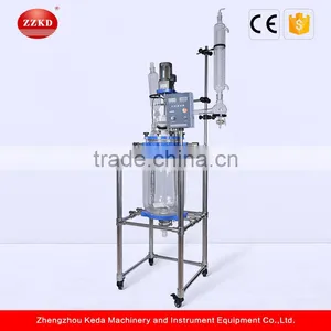 20L Lab Process Double-layer Glass Reactor thumbnail-1