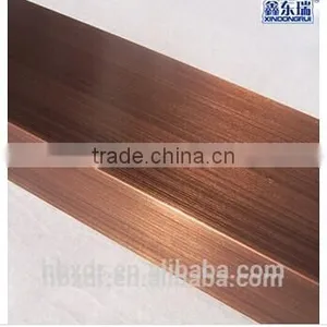 Wire Drawing /sandblasting / Powder Coated Bronze Anodized Surface Treatment Aluminium Profiles thumbnail-1