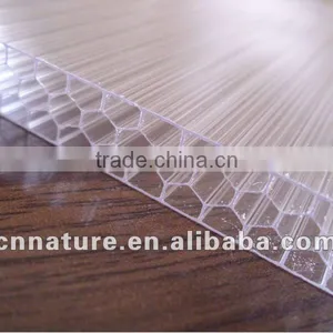High Impact Strength Honeycomb Polycarbonate Sun Sheet for Building Material thumbnail-1