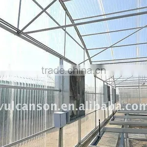 Extruded Color Corrugated Plastic Polycarbonate Roofing Sheet (Valuview Opal ROMA) thumbnail-5