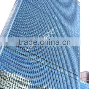 3-6mm Reflective Glass Coated Glass Curtain Wall thumbnail-1