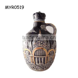 Mini Portable Antique Liquor Whiskey Decanter Customized Wine Decanter thumbnail-2