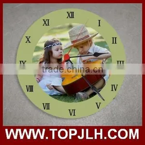2017 Hot Sell Christmas Gift Custom Photo Printed Wall Clocks Sublimation Blank Wall Clocks for Sublimation thumbnail-2