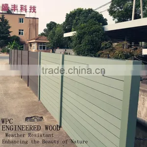 Wpc Fence Screen for Decorative Garden Fencing Better Than Wood Fence Vinyl Fence Aluminum Fence thumbnail-3