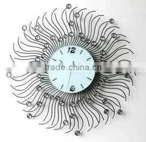 High Quality Beautiful Metal Wall Clocks for Sale thumbnail-1