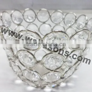 Crystal Candle Holder for Taper and Votive Candles thumbnail-1