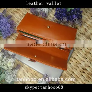 Emboss Logo Genuine Leather Ladies Wallets and Purses thumbnail-5