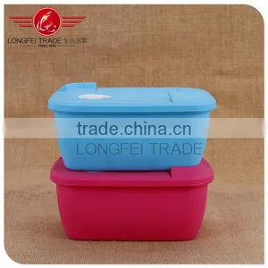 High Quality OEM Rectangle Plastic Preserving Box /crisper thumbnail-1