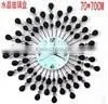 Flower Metal Wall Digital Clock (ghz-31) thumbnail-1