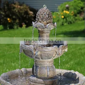 2 Tier Pineapple Outdoor Water Fountain thumbnail-2
