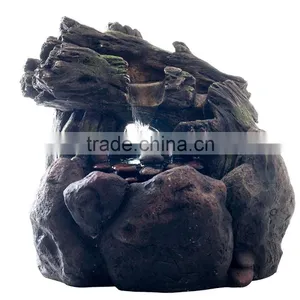 Pure Garden LED Lighted Rockery Fountain With Pump thumbnail-2