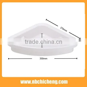 2016 Triangle Corner Storage Rack Plastic Unique Plastic Bath Corner Holder thumbnail-1
