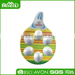 Rabbit Design Melamine Egg Trays, Funny 6pcs Plastic Quail Egg Tray thumbnail-1