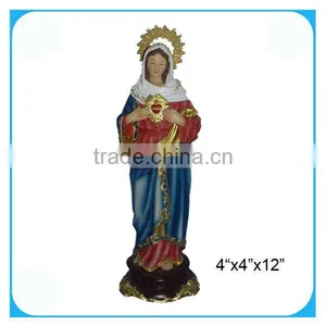 Polyresin Religious Madonna Sculpture thumbnail-1