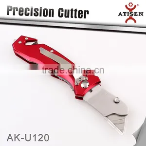 NEW Retractable Folding Utility Knife Box Cutter Blade Safety Side Lock thumbnail-2