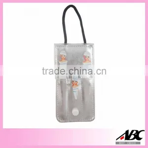 Mini Transparent Pouch 3pcs Girls Manicure Tools thumbnail-5