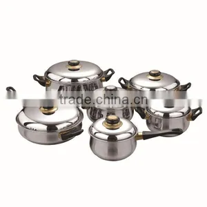 High Quality Cookware 12PCS Stainless Steel Pots and Pans thumbnail-1