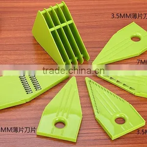 2017 The New Kitchen Stainless Steel V Blade Mandoline Slicer thumbnail-6