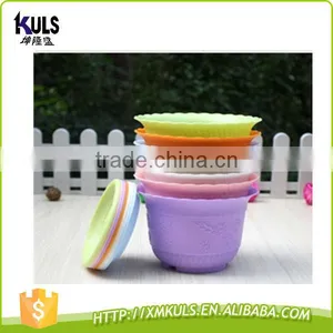 Environmentally Plastic Round Garden Nursery Planter Flower Pot thumbnail-1