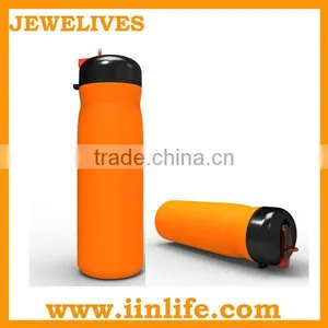 Hot Water Collapsible Silicone Squeeze Water Bottle Silicone thumbnail-5