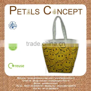 Smiley Printed Gift Bag With Cotton Web Handle thumbnail-1