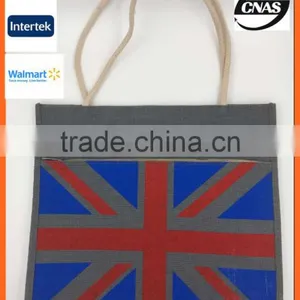 China Used Burlap Jute Bag Enviroment Tote Bag thumbnail-2
