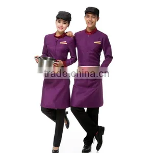 High Collar Hotel Uniform Restaurant Uniforms for Waiter/waitress thumbnail-4