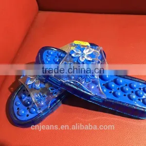 GZY Hotsale Stocklot Summer Transparent Woman Slipper thumbnail-5