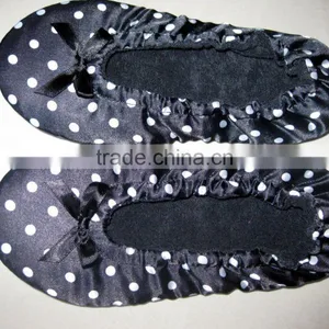 Soft Velvet Women Ballerina Shoes for Dancing With Velvet Fabric thumbnail-1